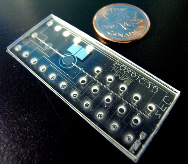 Chip for microfluidics 