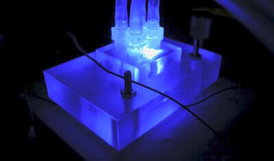 free copyright microfluidic chip holder under UV