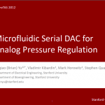 MicroTAS 2012 Microfluidic Serial Digital to Analog Converter - Feiqiao Brian Yu