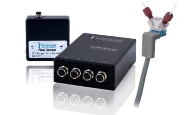 microfluidic flow-reader sensor