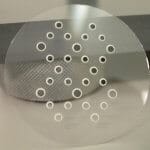 Glass microfluidic wafer