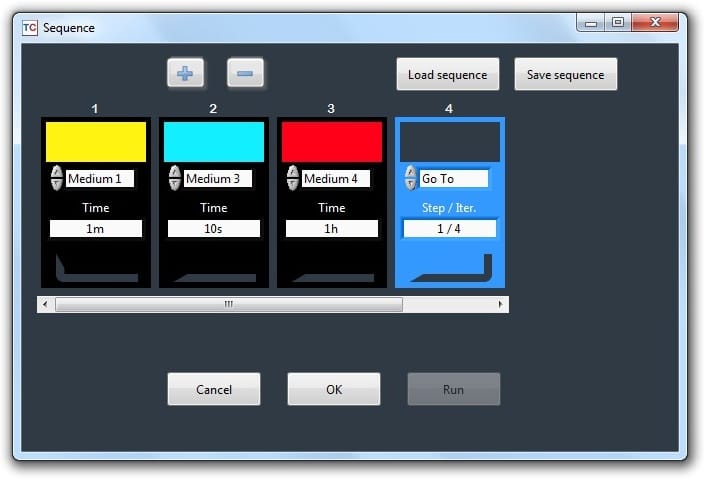 Raven software perfusion and switch microfluidics sequences - Injection platform for biochemistry molecular biology