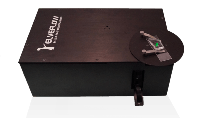 fluorescence detection for microfluidic device 112