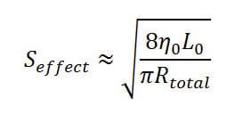 Effective section calculation - microfluidic nanofluidic flow control