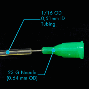 23g microfluidic tubing fittings tubings elveflow adapters definitions
