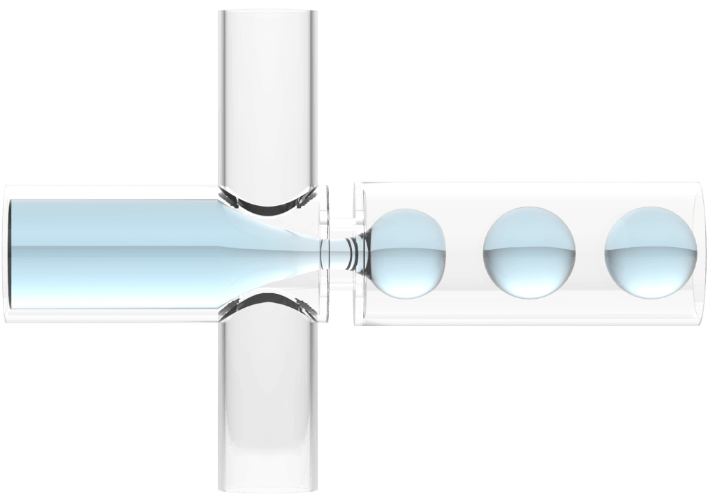 MICROFLUIDICS DROPLET DRIPPING REGIME FLOW FOCUSING