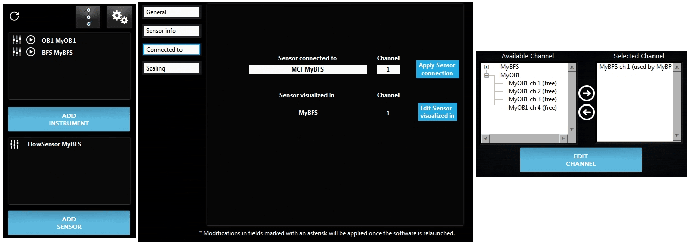 software interface