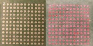 Laser treatment on different hydrophobic papers