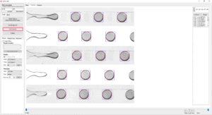 Microfluidic droplet generation flow focusing analysis background threshold 1024x555 1