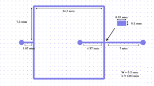 Microfluidic droplet generation flow focusing design 1