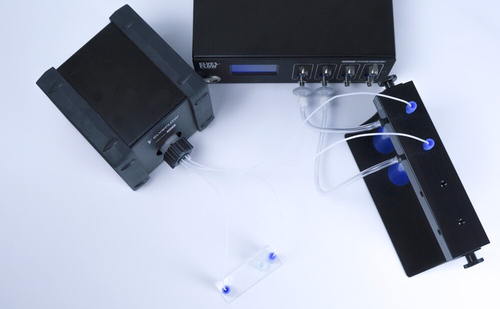 Microfluidic flow recirculation Elveflow