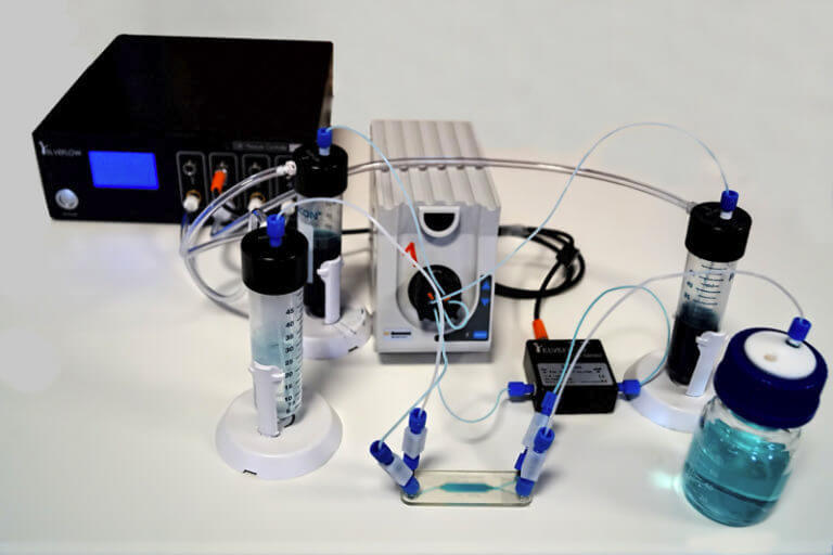 Fluid recirculation - Perfusion microfluidic system - Elveflow