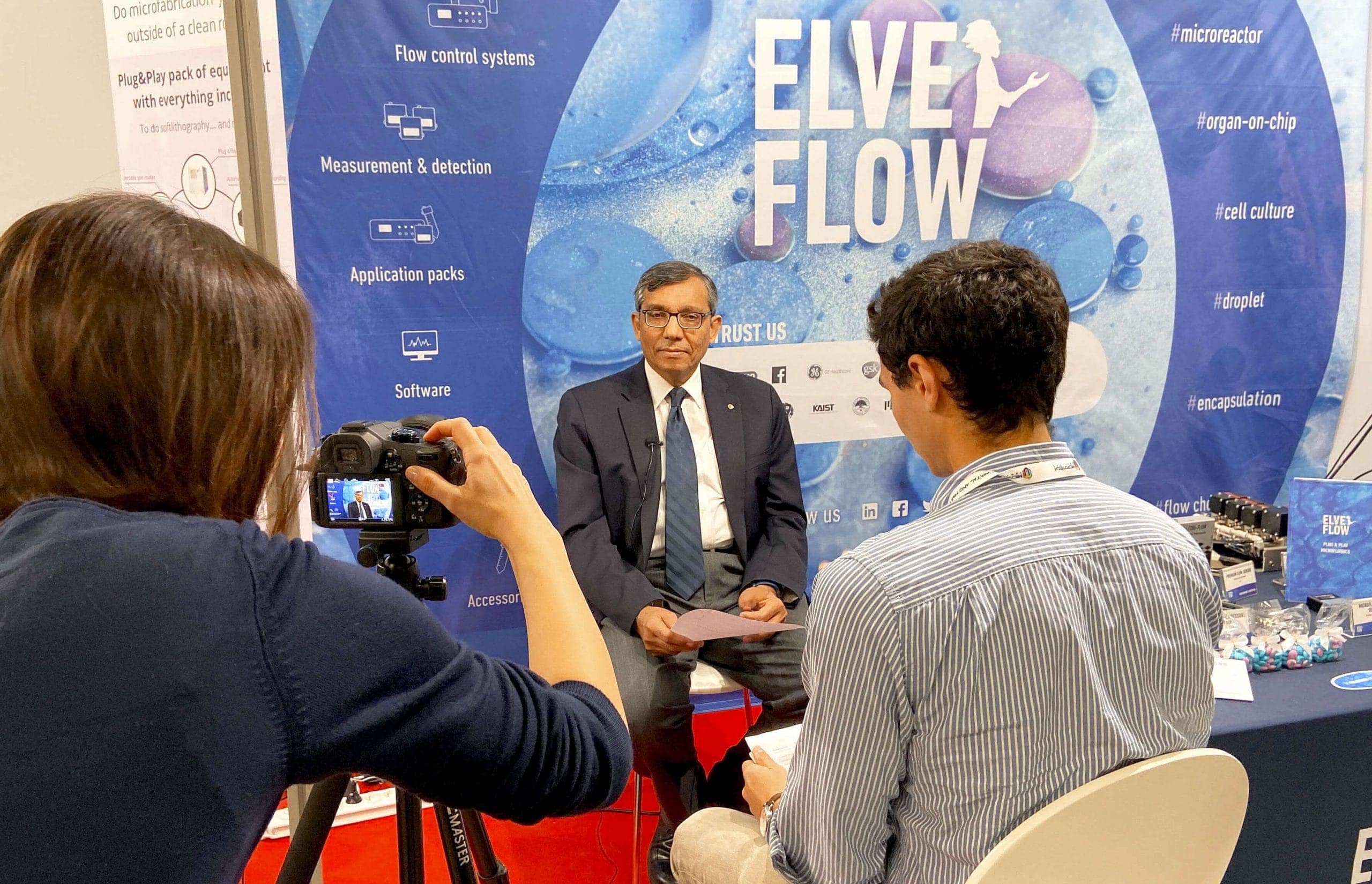 Elveflow microfluidics microtas2019 interview zulfiqar bhutta scaled