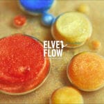 Wallpaper Elveflow Microfluidics orange droplets poetry
