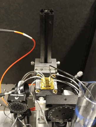 leak resistant microfluidic chip exp setup 1