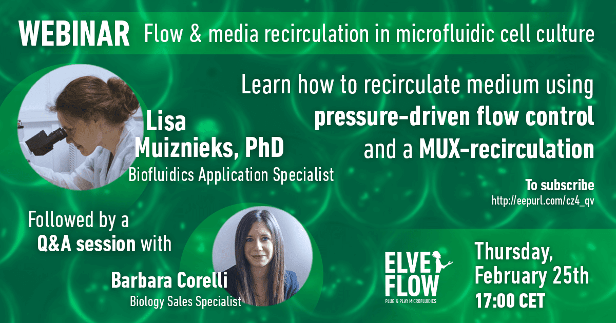 Infographie webinar Flow media recirculation in microfluidic cell culture6