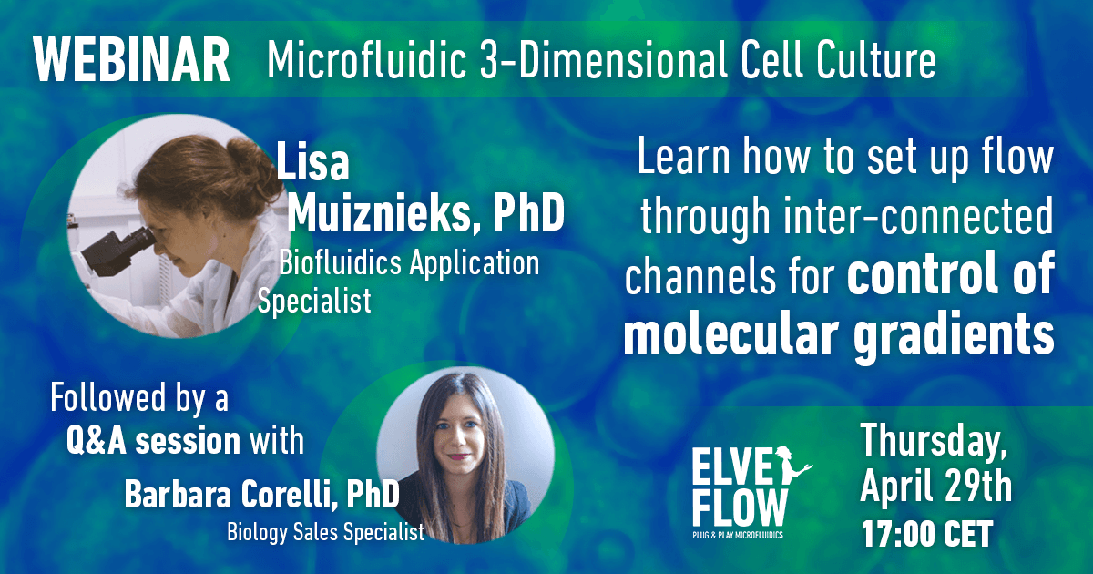 Infographie webinar Microfluidic 3 Dimensional Cell Culture Thursday 29