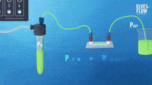 microfluidic pump pressure change gif