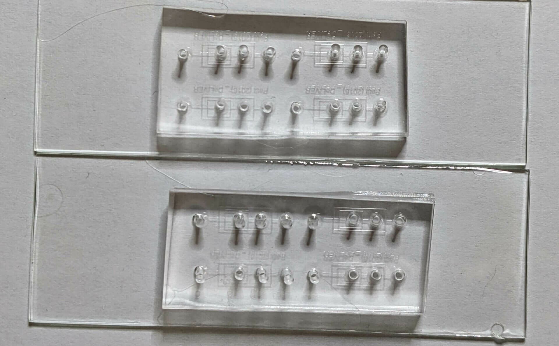 Homemade microfluidic chip for double emulsion