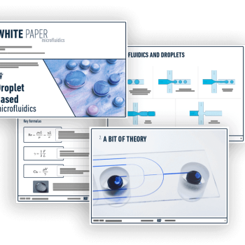 MINIATURE WHITE PAPER DROPLETS BASED MICROFLUIDICS ELVEFLOW