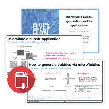 PDF extract Leslie Labarre microfluidics bubble generation